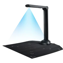 H6 Document Camera Book Scanner A3 A4 Size with LED Fill Light HD 16 Mega-pixels High Speed Scanning Support Multi-Language OCR