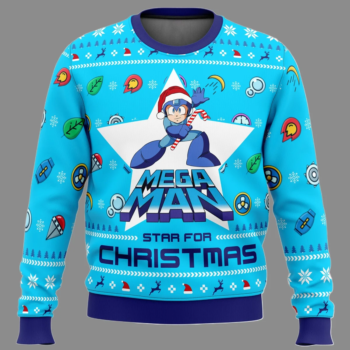 ميجا مان ميجا عطلة القبيح عيد ميلاد سعيد سترة 2025 موضة جديدة الرجال قناع السترة القمم ربيع الخريف المرأة البلوز #4