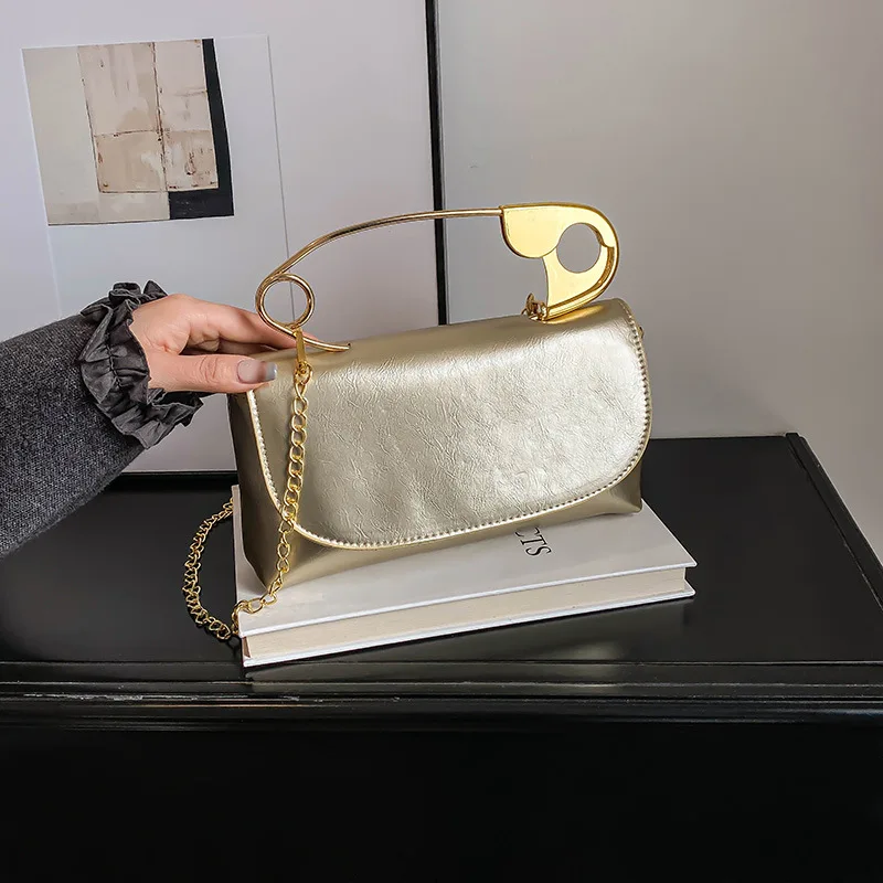 PU Leather Handbag for Women Designer Chains flap Shoulder Bag Fashion Party Clutch Bags Purse Mini Crossbody Female Tote bolsa