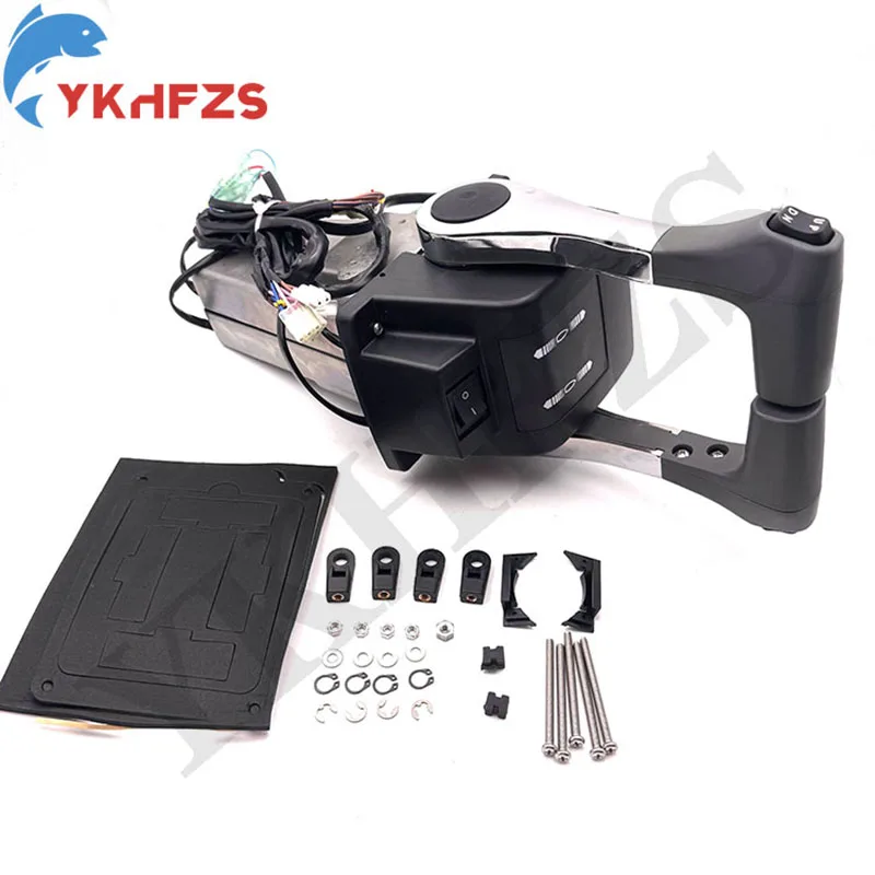 Dual Lever Console Top Mount Remote Control Box 67200-93J15 For Suzuki Outboard Engine DF25 To DF200 DF250