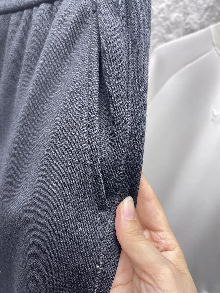 BC fleece thermische rechte casual eenvoudige zakelijke broek