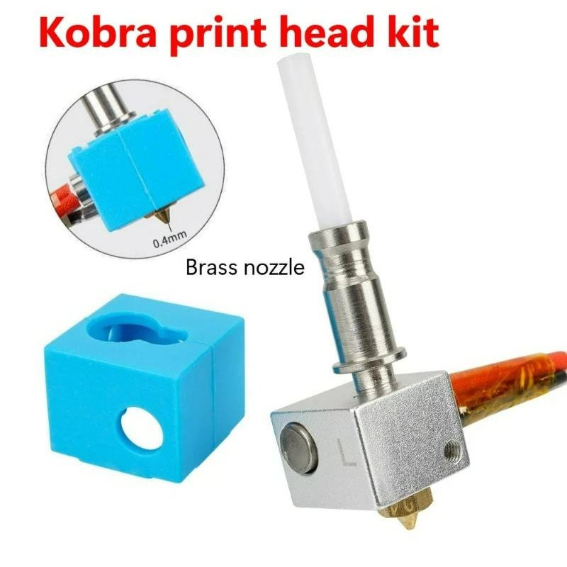 3D Printer Parts FOR Anycubic Kobra Hot End Extrusion Head Assembly Printhead Nozzle Kit
