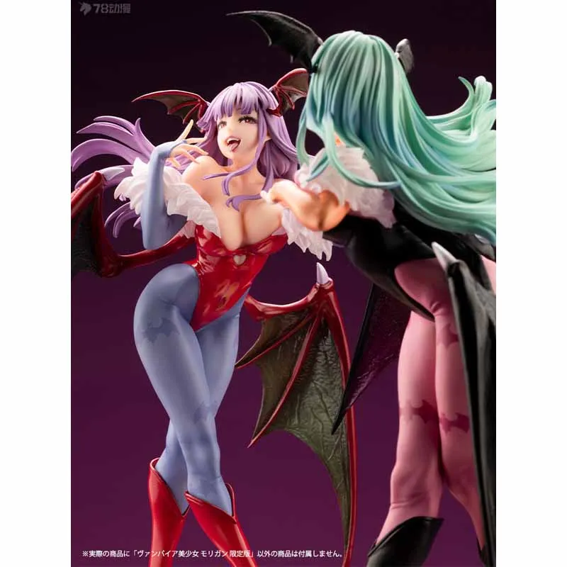Kotobukiya Original GAME VAMPIRE MORRIGAN AENSLAND limited edition Anime Action Figures Toys  Gift Collectible Model Ornaments