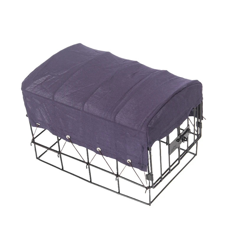 for WPL D12 1/10 RC Car Upgrade Parts Metal Railing Fence Tent Frame Shed Hood Cover Cloth Modification,Purple