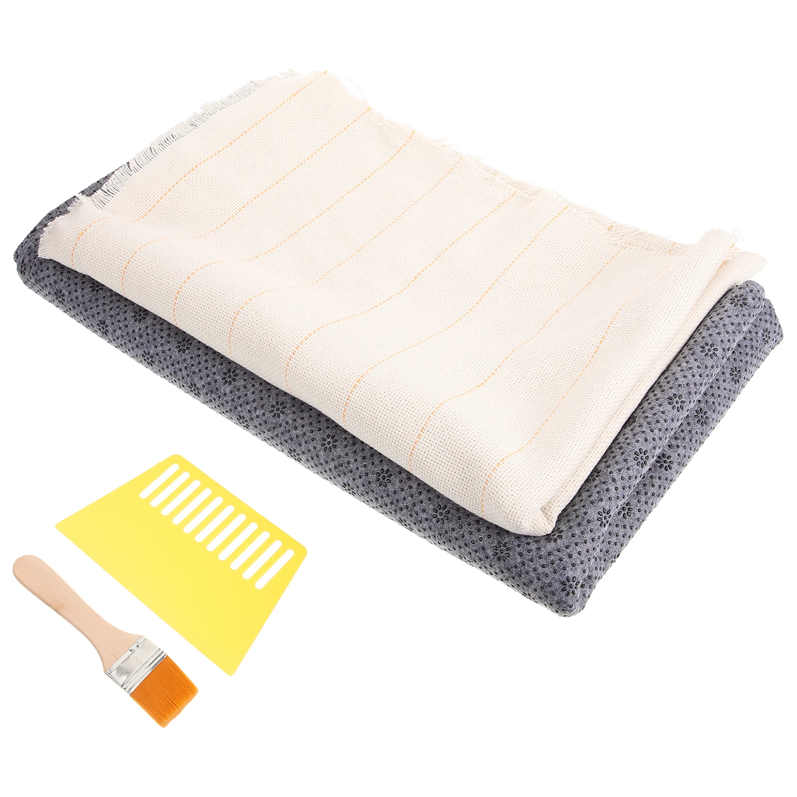 

Tufted Cloth 180x100cm Anti Slip Backing 150x100cm Yellow Gun Cloth Rug Kit Rug Tufting Monks Fabric Carpet DIY
