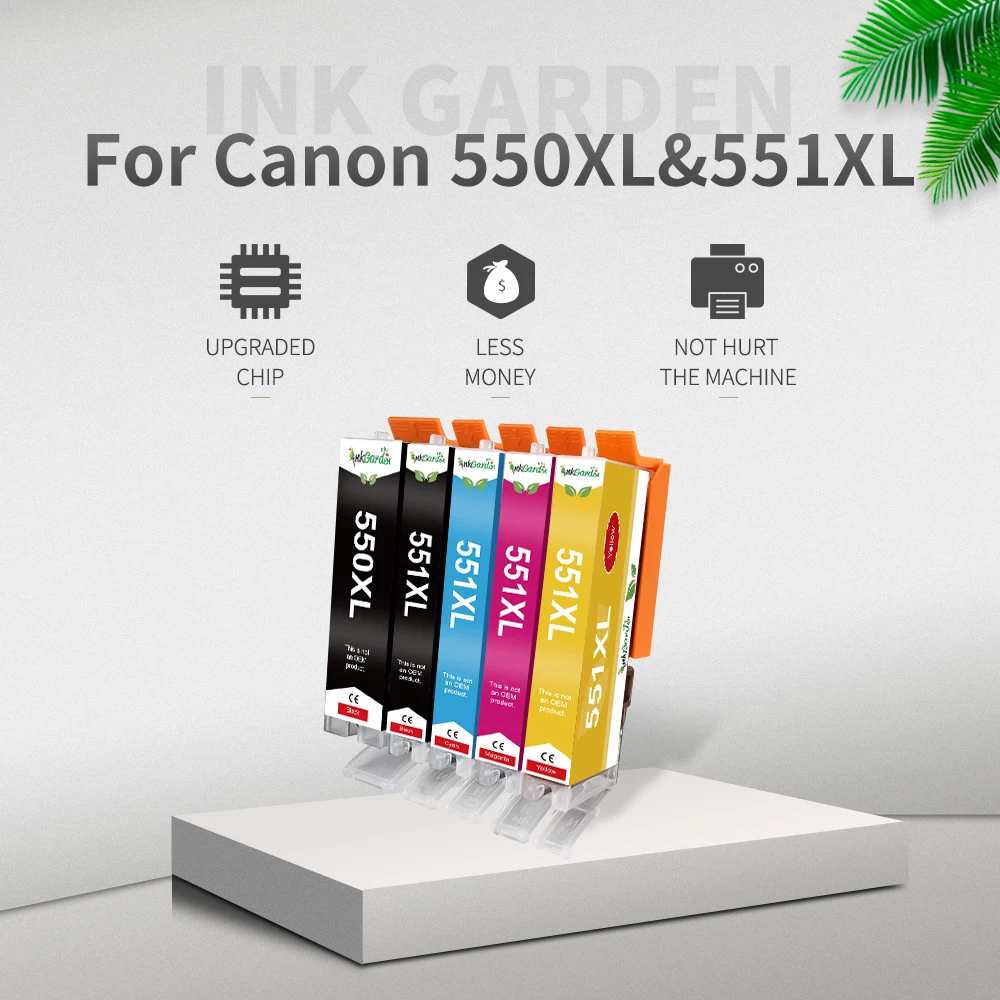 Картридж для принтера Canon PGI 550 551 XL, совместимый с PIXMA IP7250 MG5450 MX925 MG5550 6450 5650