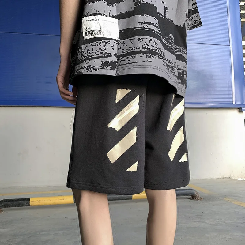 

Повседневные мужские баскетбольные шорты для лета, для активного отдыха, тонкие, укороченные, свободного кроя, в спортивном молодежном стиле, с мультяшным принтом, с низкой талией