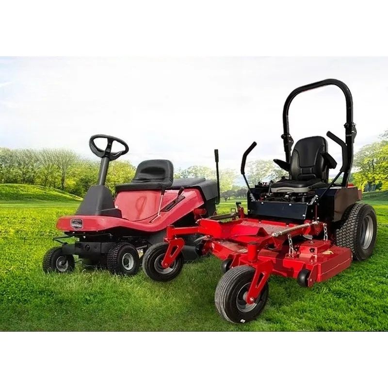 Zero-turn ride-on lawn mower high grass lawn car greening weed trimming court weeding
