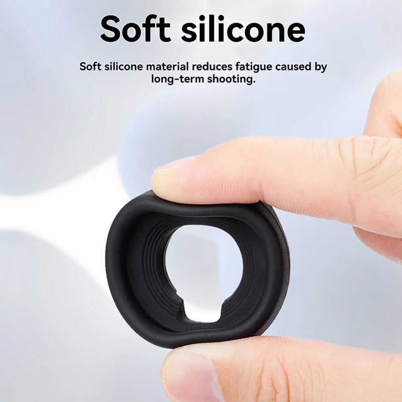 Silicone Round Eyecup Viewfinder For Fujifilm Cameras Compatible With GFX100 II, GFX100S, GFX50S II, X-H2S, X-T5