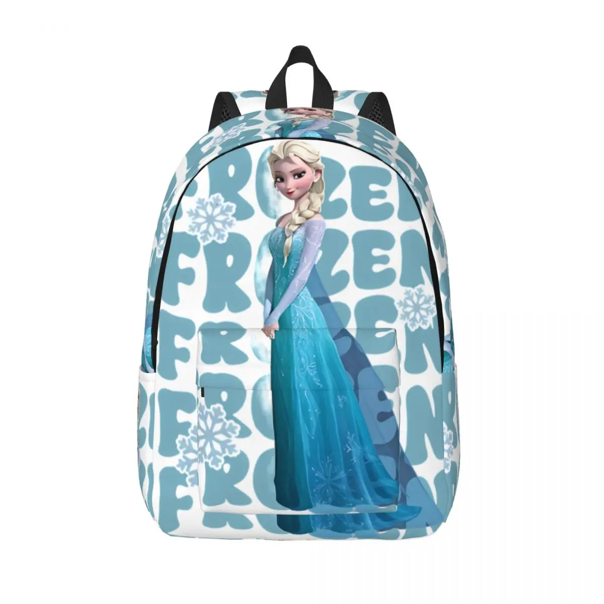 

Princess Elsa Frozen Anna Teenage Backpack Outdoor High School Work Daypack for Men Women Laptop Canvas Bags