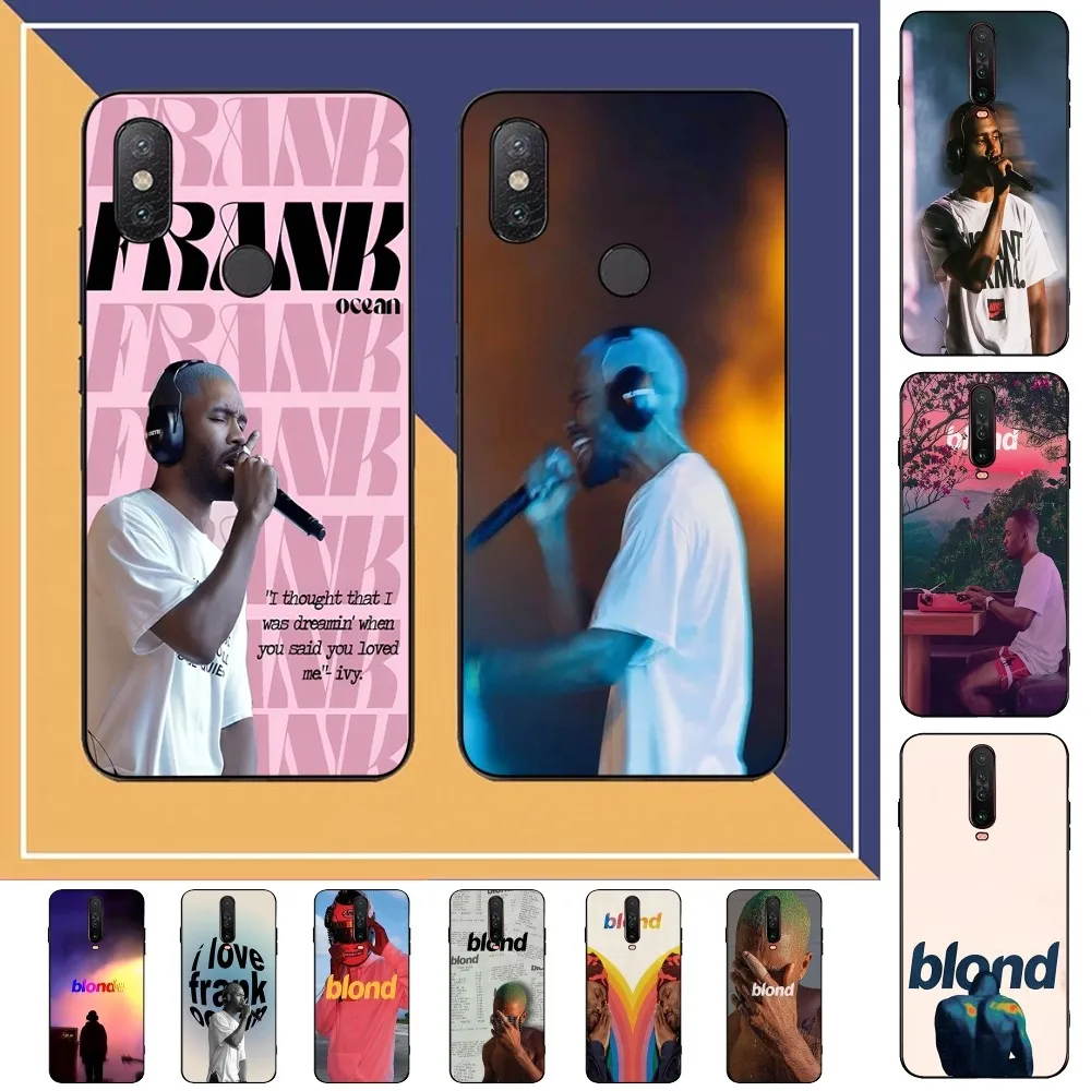 Singer F-Frank B-Blond O-Oceans Phone Case For Redmi Note 4 X 5 A 6 7 8 T 9 9S 10 11 11S 11Epro Poco M3 Pro