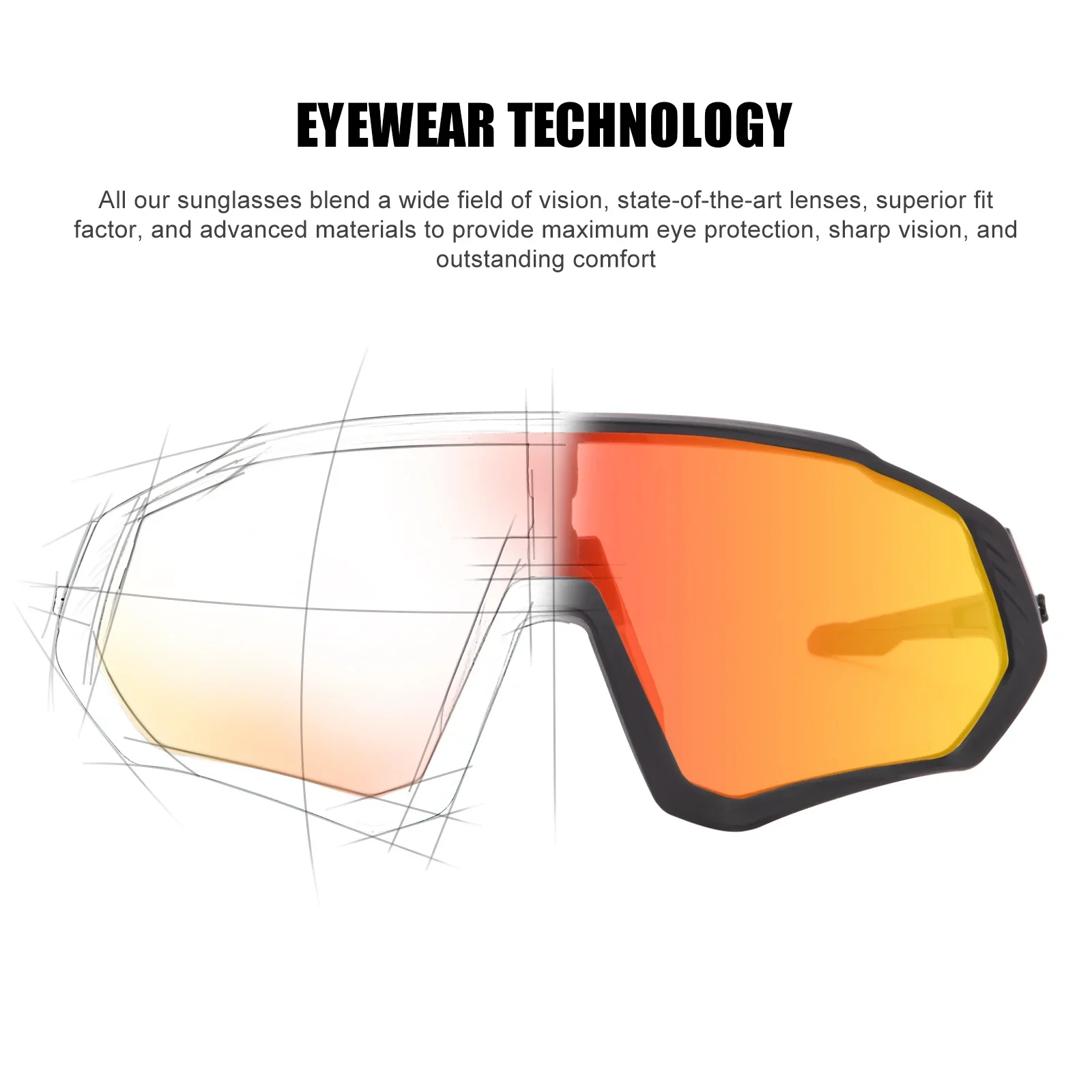 Gafas de esquí a prueba de viento al aire libre, UV400, antivaho, máscara de esquí grande, esquí, nieve, Snowboard, gafas de ciclismo, 1 lente