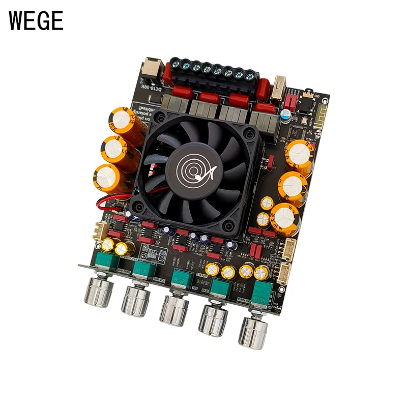 Wege ZK-AS21P 300wx2 + 600w 2.1 canais bt placa amplificador de