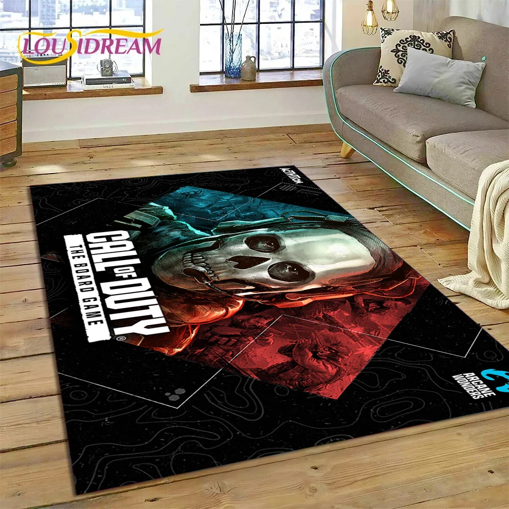 

Call of Duty War Game Gamer COD Rug Carpet for Living Room Bedroom Home Decor,Floor Mat Non-slip Decoration for Sofa Doormat Kid