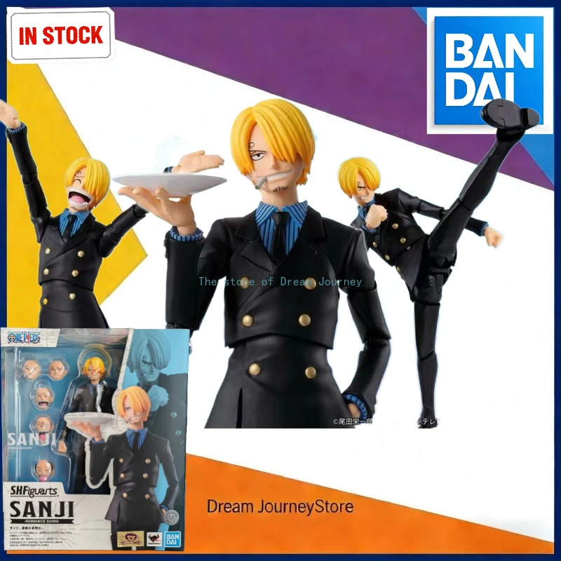 

В наличии Оригинальная подвижная фигурка Bandai SHF Sanji Dawn of Adventure One Piece, готовая коллекционная модель, подарок.