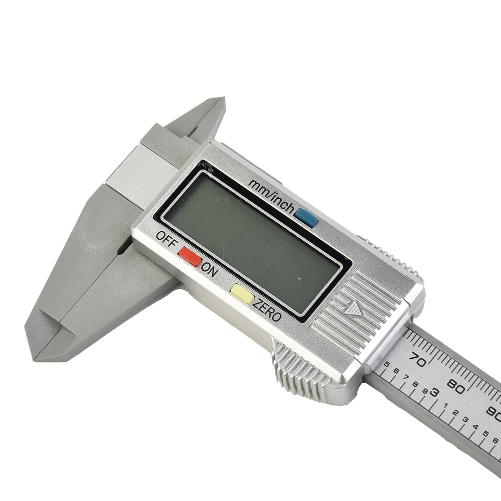 1* Ruler Electronic Caliper 0 ~150mm/0~6 Inches LCD ON/OFF Plastic Silver Vernier 0 ~150mm/0~6 inches 0.1mm/0.01inch