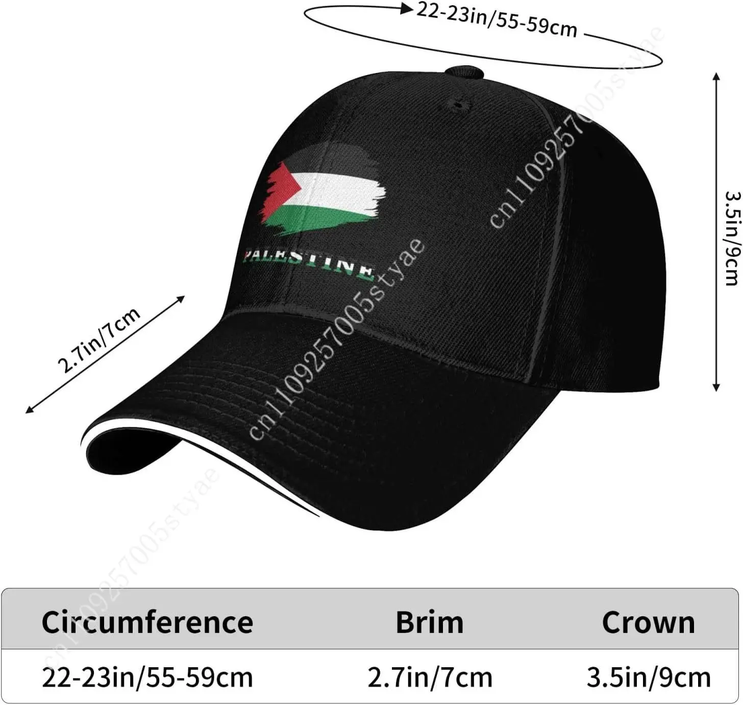 Palestine Flag Palestinese Baseball Cap Man Woman Fashion Sunhat Adjustable Snapback Hat Outdoor Dad Hats Casual Trucker Caps view 6