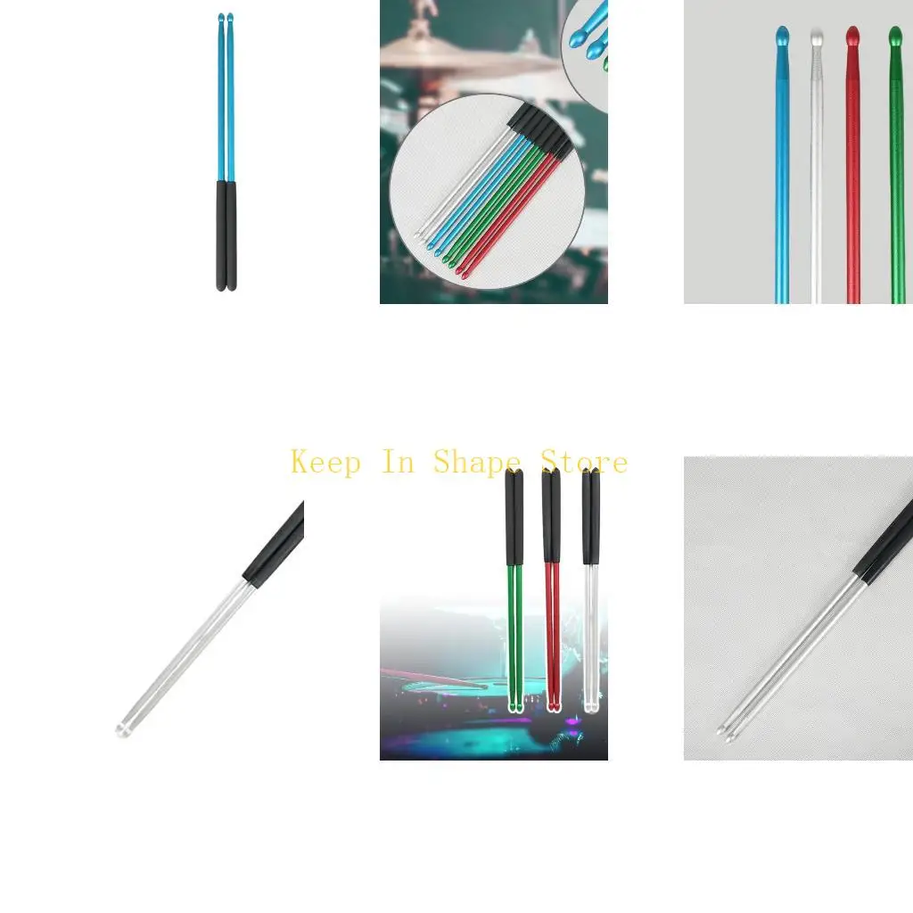 

U1JC 1 пара 5А Барабанная палочка Удобная рукоятка Барабанная палочка Нескользящая Практичные легкие барабанные палочки для или