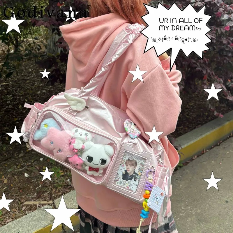 Japanese Original Sweet and Cute Girl Lolita Pain Bag Small Capacity Daily Commute Casual Versatile Student Shoulder Bag