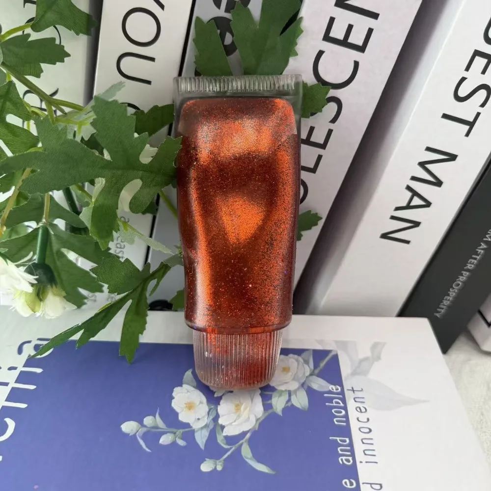 Novelty Glitter Fruit Toothpaste Squishy Toy Non-Bounce Shapeable Facial Cleanser Fidget Pinch Sensory Squishy Toy Birthday Gift