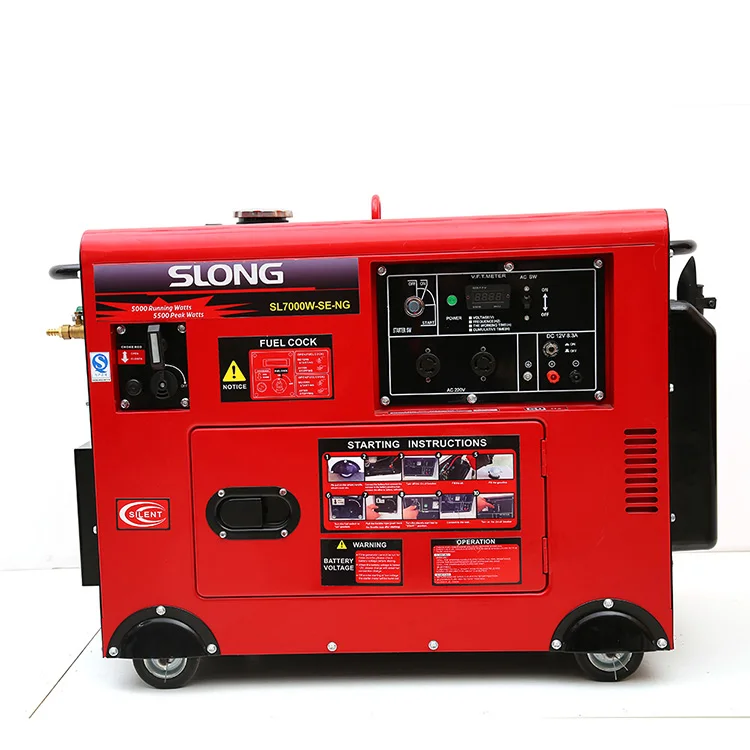 Slong SL8000W-SE 6kw LPG or propane generator  generator