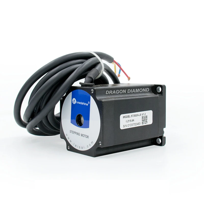

Original Leadshine 3 Phase Stepper Motor 573S15 573S15-L 573S20-LS for NEMA23 5.8A Length 76mm Shaft 8mm