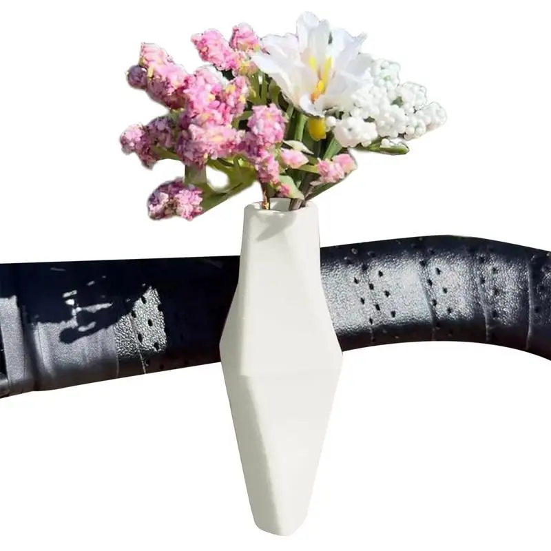 Motorcycle Handlebar Decorations Motorcycle Flower Vase For Handlebars Silicone Handlebar Vase Decoration Removable Motorcycle