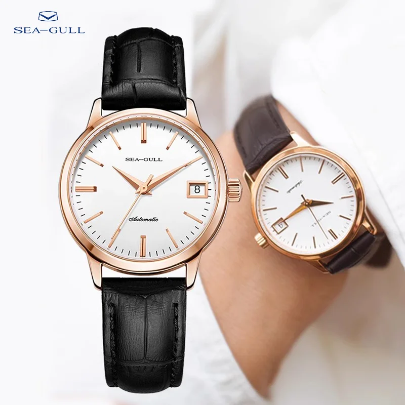 Seagull Women Watch Top Luxury Brand Stainless Steel Ladies Business Watches Female Fashion Automatic Mechanical Wristwatch 101L