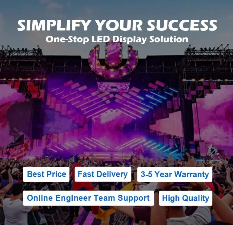 14bit Gray Scale Lightweight Panel Outdoor Concert Event Rental Advertising Wall