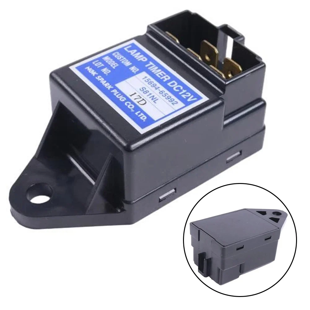 12V Glow S81NL Lamp Timer Relay for Kubota Engine Models V3600 V3300 V2203 D1105 with Threaded Interface Design