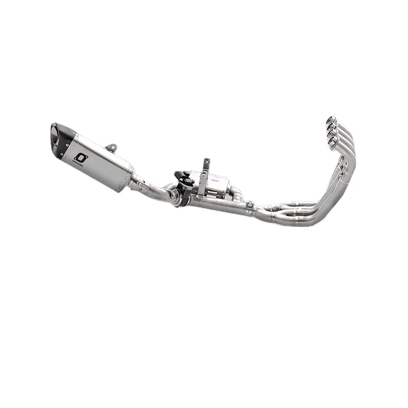 FBB Motorcycle Exhaust Systems for QJMOTOR 600RS Exhaust Pipe Modify Titanium Stainless Steel Motorcycle Modified Exhaust Muffl