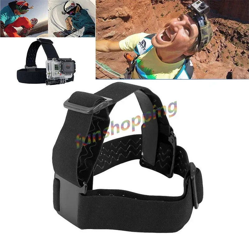 Elastic Adjustable Head Strap/Chest Belt/dog strap/Wrist Strap/Hand Strap 360 Degre For Gopro hero 4 3 2 3+ Sj4000 Accessories