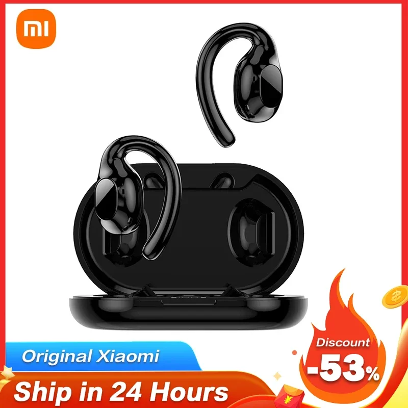 Xiaomi I68 Bone Conduction Bluetooth Earphone TWS Headphone EarHook HiFi Sport Headset Game Earphones True Earbuds Built-in Mic