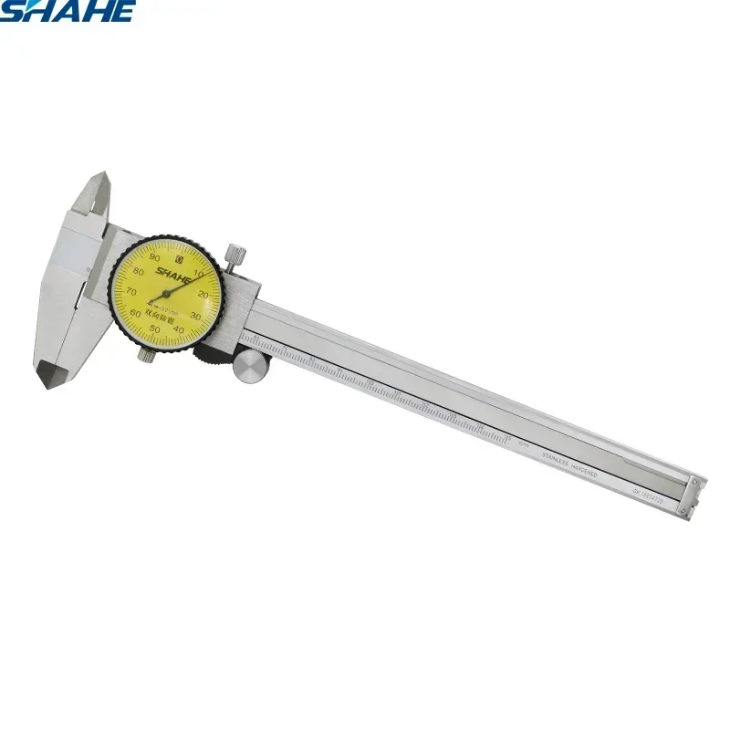 SHAHE 150mm 6-calowy Precyzyjny Suwmiarka z Tarczą, Suwmiarka Noniuszowa, Mikrometr, Suwmiarka z Tarczą