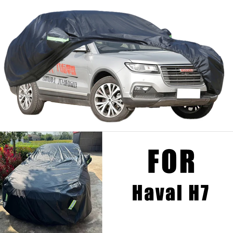 

Для Haval H7 всепогодные автомобильные чехлы 6-в-1 водонепроницаемые пылезащитные УФ-защитные снежные устойчивые к царапинам защита