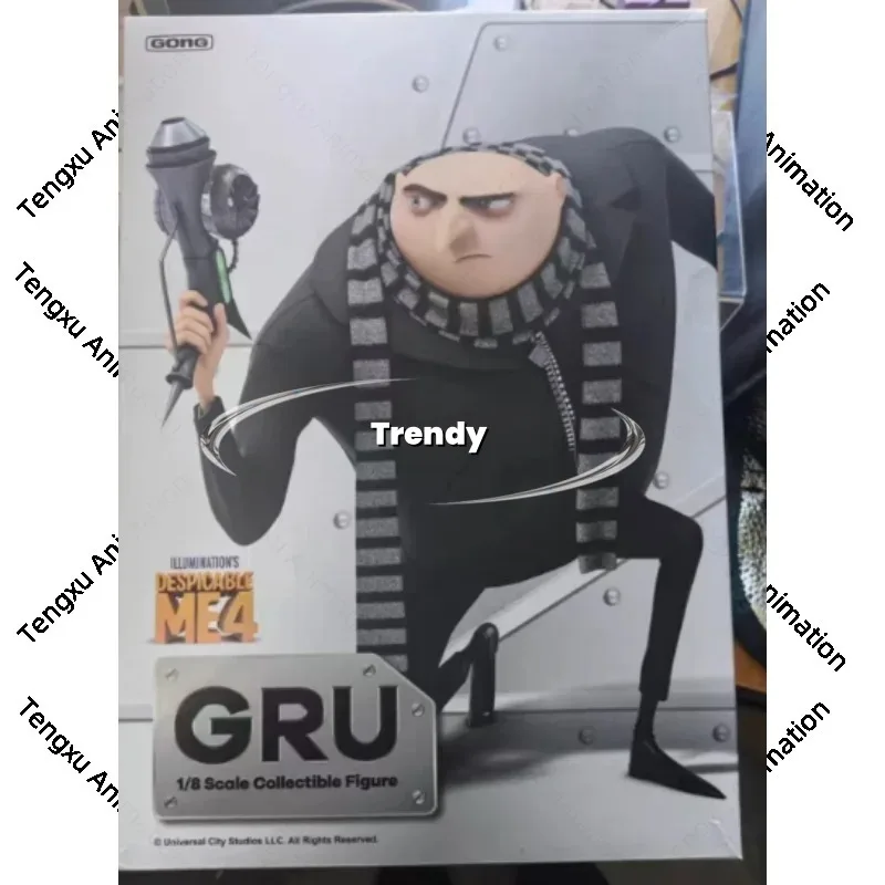 【Spot Goederen】Originele GONG Despicable Me 4 Gru 1/8 Anime Beeldje Gezamenlijke Action Figure Model Desktop Decor
