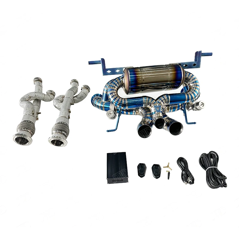 

Высокопроизводительная выхлопная система SSLF для водосточной трубы AVENTADOR S (LP740) и титанового выхлопа RACE