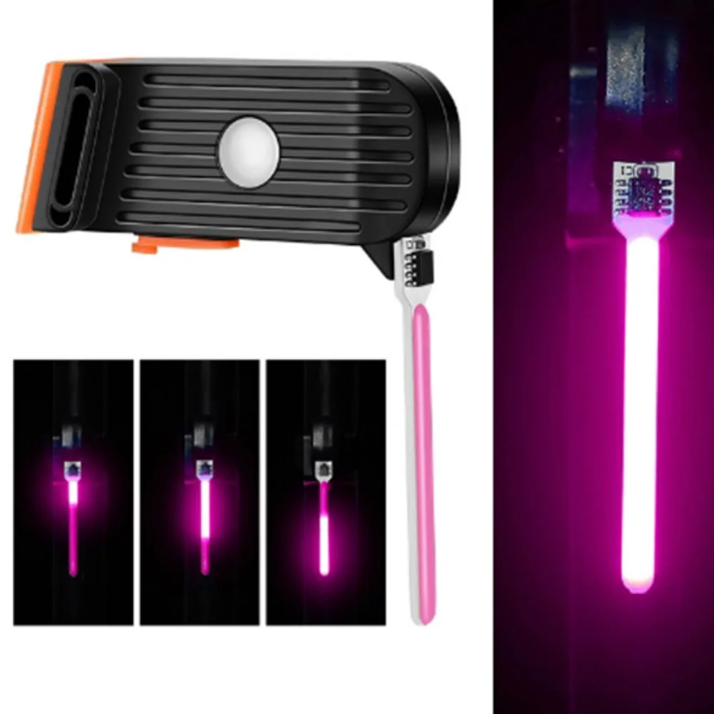 

Waterproof Bike Taillights Multifunctional Charging Adjustable Emergency Warning Lights Red/White Lighting Strap-On Installation