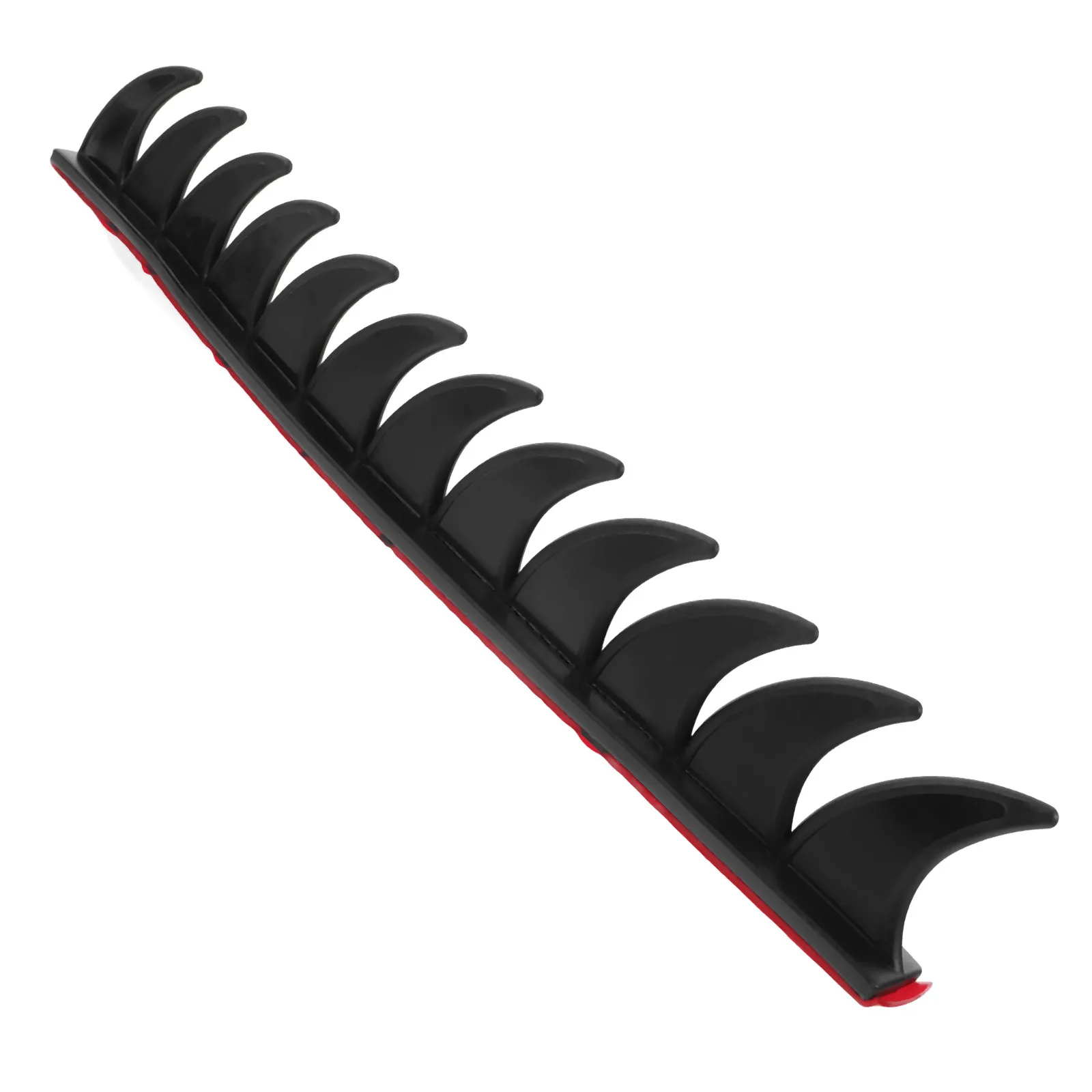 Retro Black Arc-Shaped Motorcycle Patch Personalized Decoration Strip Sticker Motorbike Accessories Cool