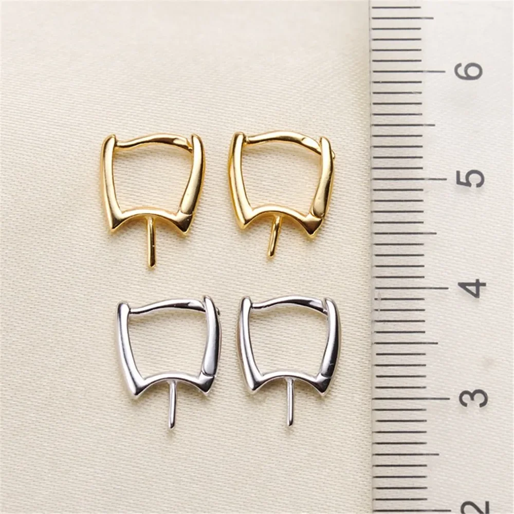 

Gold-Plated Pearl Beads Stud Earrings Setting Base Diy Jewelry Making Findings&Components No Pearl E085