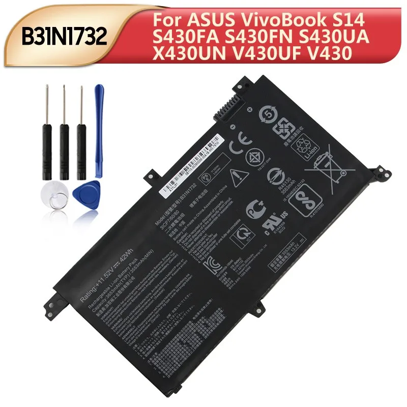 

Original Battery B31N1732 For ASUS VivoBook S14 S430FA S430FN S430UA X430UN F571