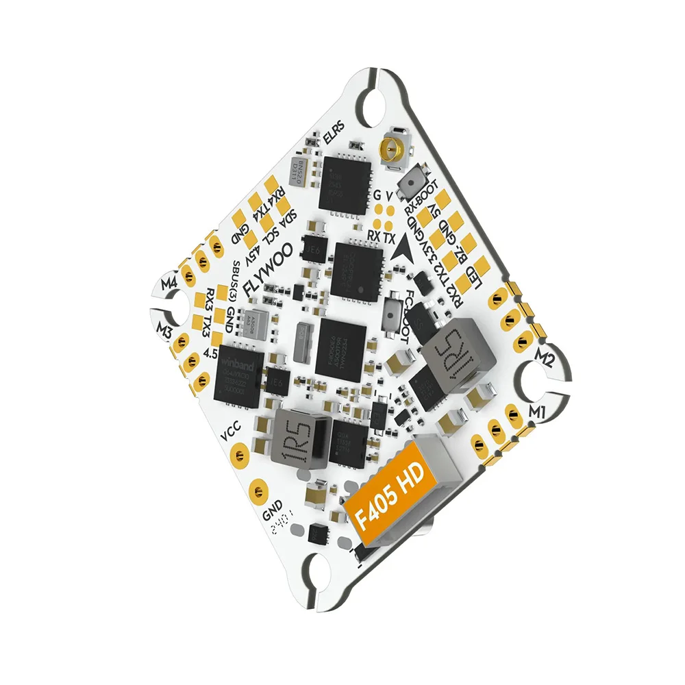 

Flywoo GOKU F405 HD 1-2S ELRS AIO V2 Flight Controller 9V BEC 12A BL_S 4in1 ESC / ELRS 2.4G RX for RC Drone FPV Racing