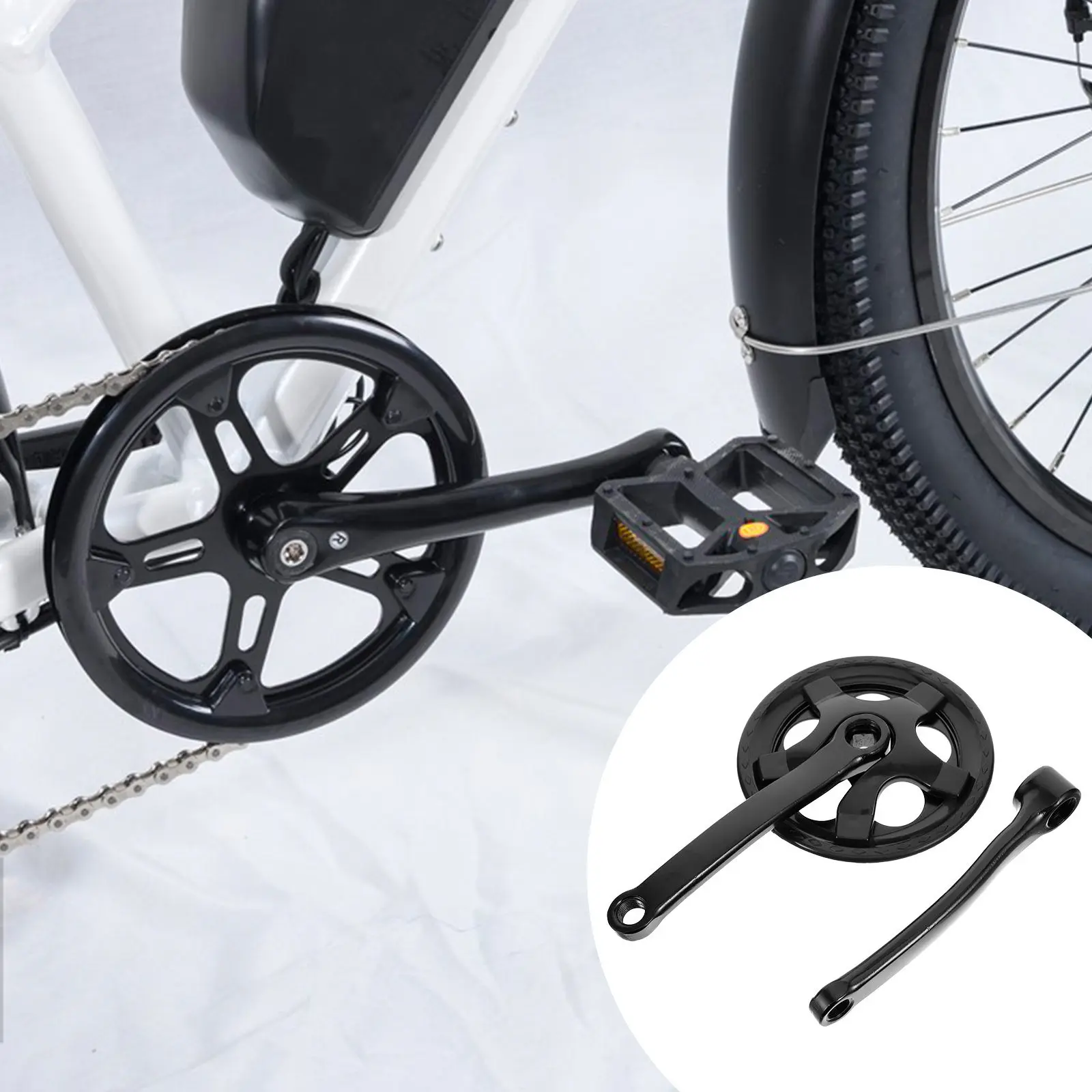 

Комплект велосипедных шатунов с квадратным креплением, прочные конические шатуны, легкая установка, универсальные, для ремонта велосипедов