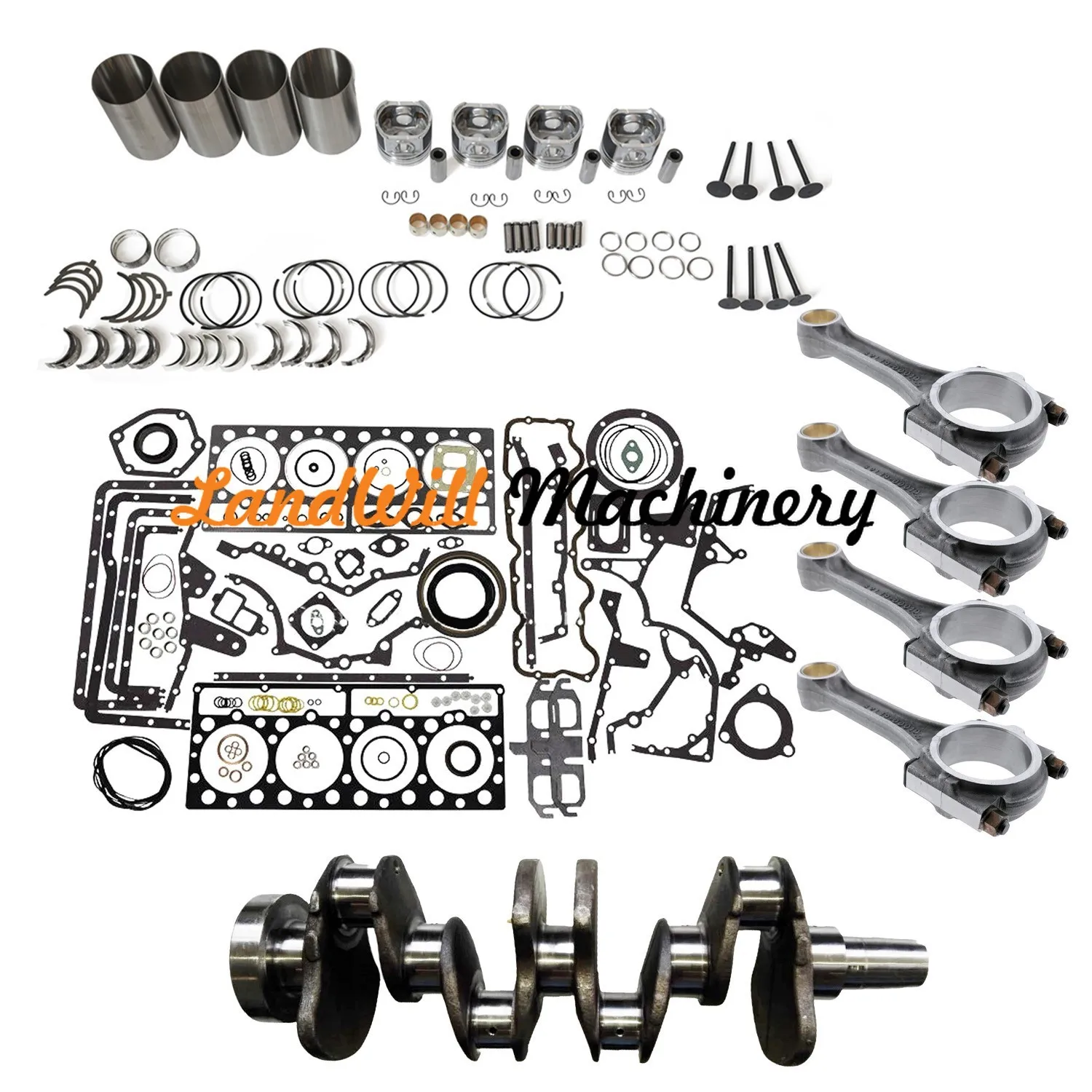 3304 Engine Overhaul Rebuild Kit Fits Caterpillar CAT Wheel Loader 920 930 930R
