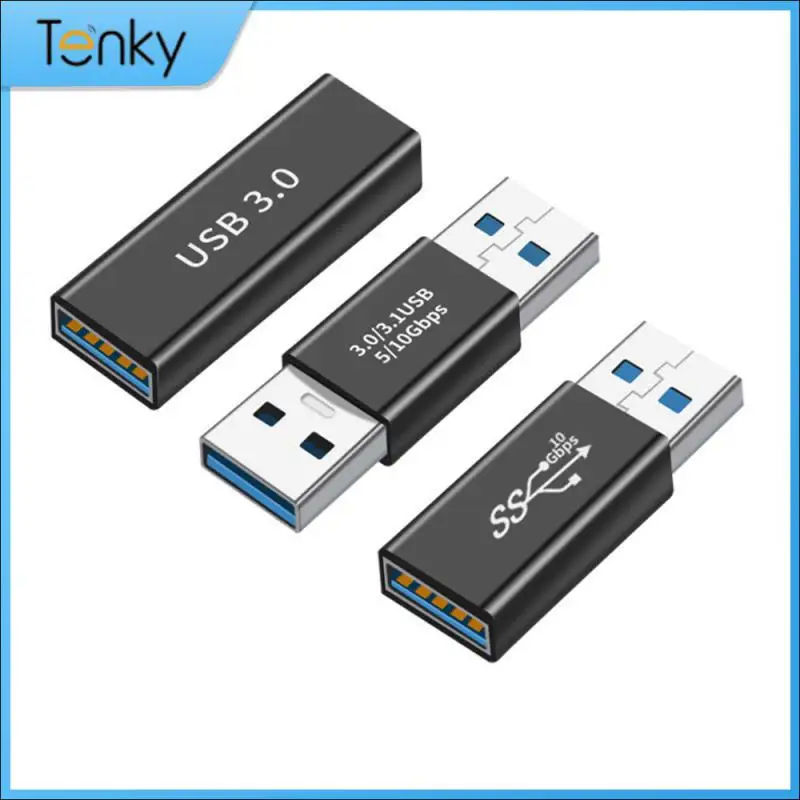Conector USB 3.0 para adaptador USB, 5Gbps, Gen1, macho para macho fêmea, conversor USB, SSD, HDD, extensor de cabo