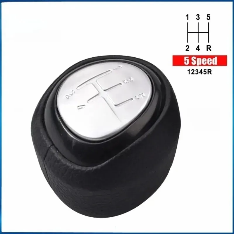 2003-2012 Universality Fitment Replacement for Broken Knob Shift Knob Gear Shift Knob Silver Finish High for SAAB 93 9-3 SS