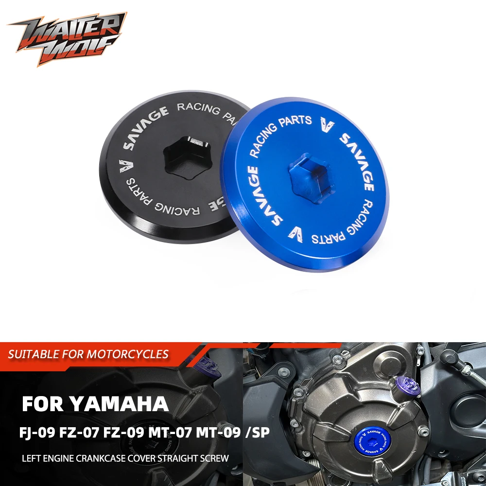 

Прямой винт крышки картера двигателя для Yamaha FJ09 FZ07 FZ09 MT07 MT09 Tenere 700 Tracer 900 9 GT XSR 700 900 YZF R7 R9 Болт