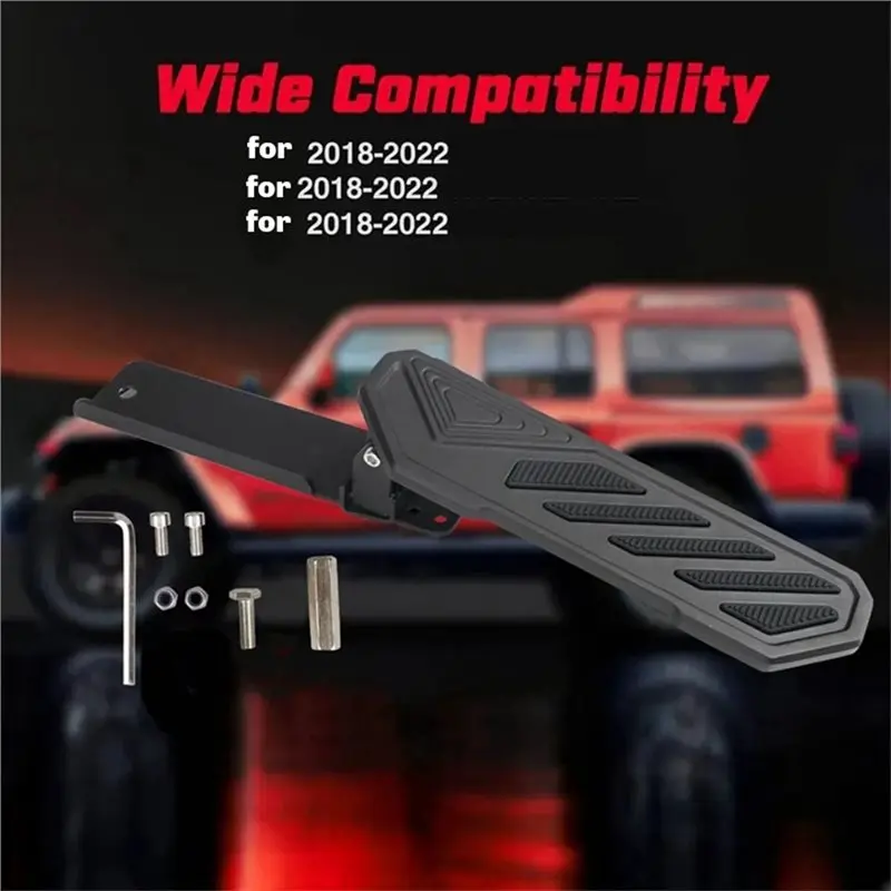 For Jeep Wrangler JL JLU 4XE For Jeep Gladiator JT Anti-Slip 2018-2022 Driver Foot Rest Left Side Kick Panel-AS55
