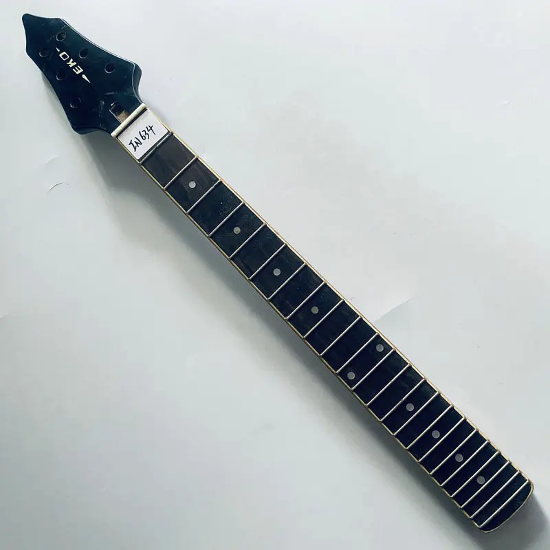 

IN634 Genuine EKO 6 String Electric Guitar Neck Maple Rosewood 23 Frets with Bindings Unfinished Vresion for Replace and DIY