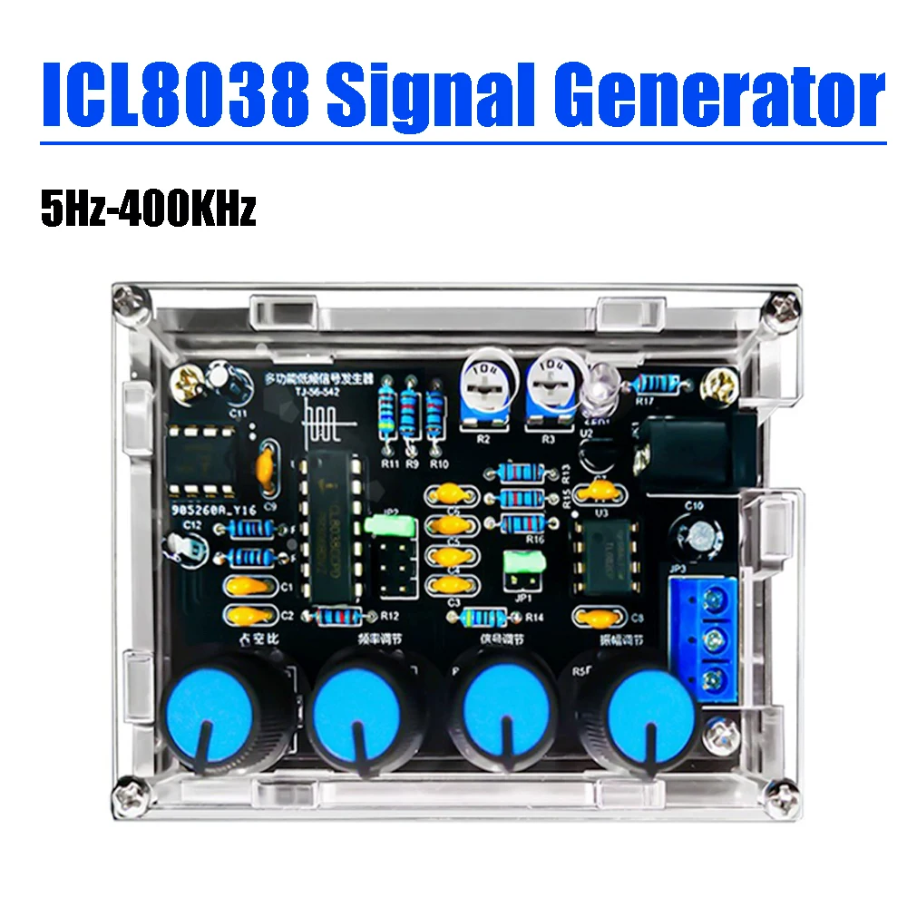DIY ICL8038 Multi-function Low Frequency Signal Generator DIY Soldering Practice Electronic Kit